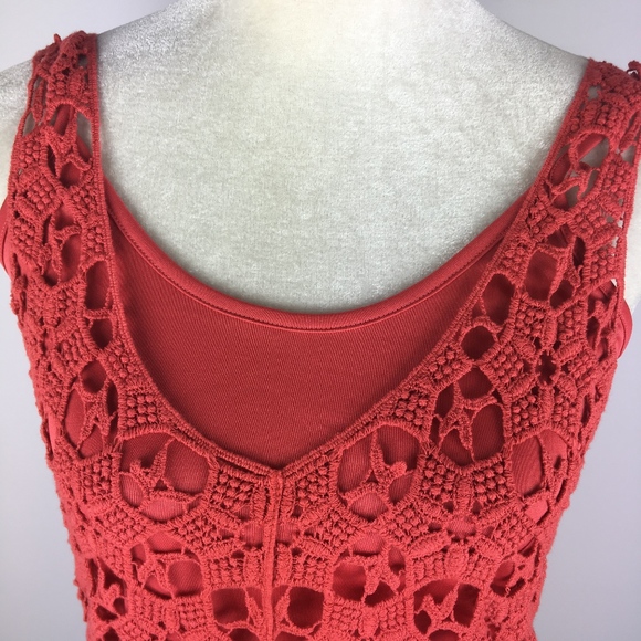 Artisan NY Crochet Over Cami Boho Blouse Small - Picture 3 of 6